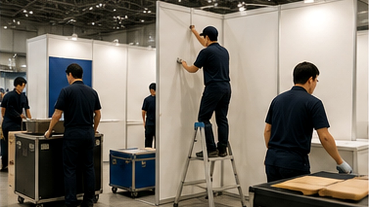 展示会・イベントの業務委託作業写真